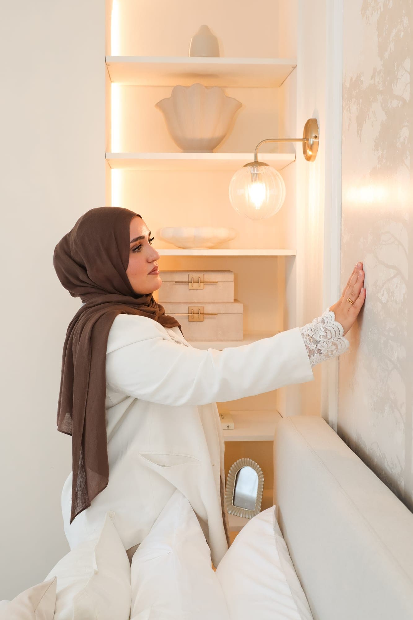 Arwa Hayder styling a Babylon Design Studio interior